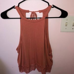 Forever 21 orange crop top